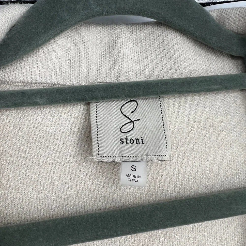 Sioni Cream Knit Blazer